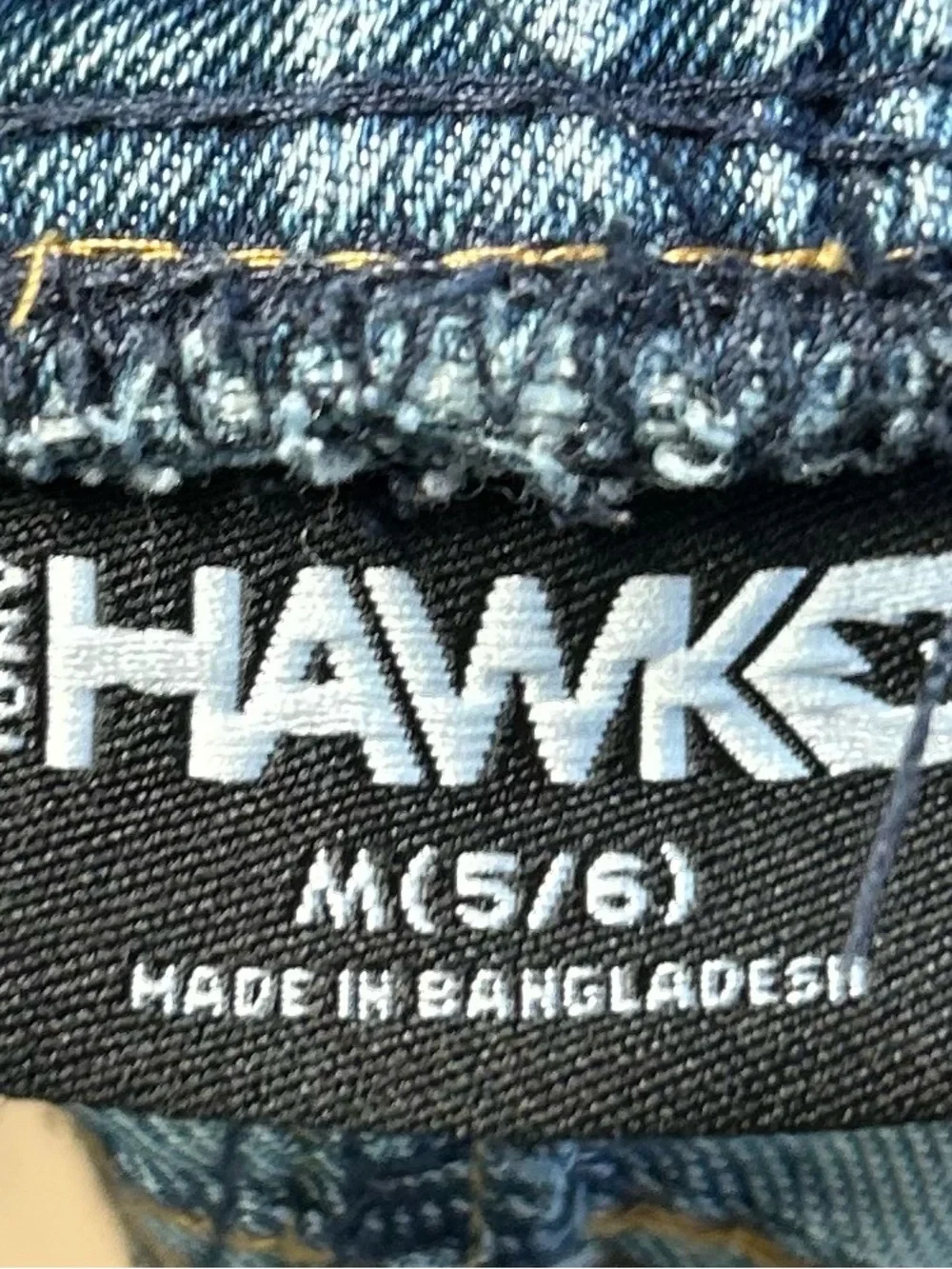 Mini Hawk Boys‎ Pull-On Denim Shorts Size M 5/6 Light Wash
